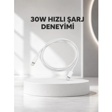 Belle Fusion Mey Ithalat® Yüksek Saflıkta Bakır Çekirdekli 30W Hızlı Şarj Kablosu