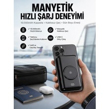 Nemere Powerbank Taşınabilir 10.000 Mah Hızlı Şarj Dijital Göstergeli