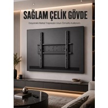 Nemere Ithalat Büyük Ekran Tv Duvar Askısı 50-95 Inç Dayanıklı Sabit Askı Aparatı Kolay Kurulum