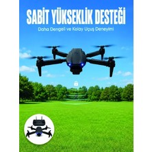 Nemere Ithalat App Kontrollü Mini Drone 4K Hd Kamera, 360° Takla ve Katlanabilir Tasarım