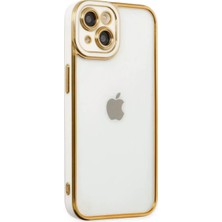 Dunai Store Newface Apple Iphone 14 Plus Kılıf Liva Lens Silikon - Beyaz