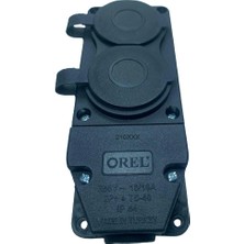 Eco Lounge 1 Adet Orel 1X16 2 Li Kauçuk Grup Priz 220 V