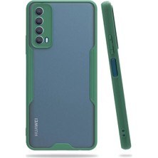 Dunai Store Newface Huawei P Smart 2021 Kılıf Platin Silikon - Yeşil