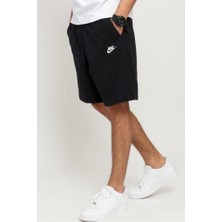 Nike Sportswear Clup Fleece Jersey Standart Fit Kesim Siyah Erkek Şort