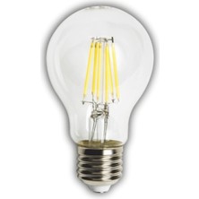 Eco Lounge 1 Adet Kendal KES501 LED Rustik Ampul 6W 6500K Beyaz Işık E27 Duy