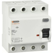 Eco Lounge 1 Adet Günsan 4X40A 30MA Kaçak Akım Rolesi Ka3 4-40/30 30MA