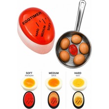 sarıncı  Egg Timer Yumurta Zamanlayıcı Isıya Duyarlı Haşlama Pişirme Süresi Göstergesi Rafadan Orta Katı