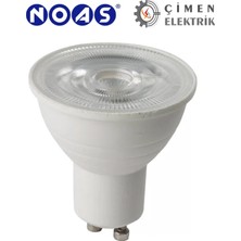 Eco Lounge 1 Adet Noas YL91 0702M 7W Mercekli LED Çanak Ampül 3200K Günışığı GU10 Duy