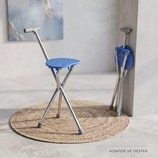 Nemere Ithalat Katlanabilir Baston Sandalye - Oturaklı - 88 cm