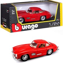 Uravas Store 22023 Burago 1:24 Mersedes Benz 300SL 1954 Model Araba