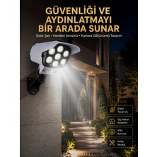 Uravas Store LED Lamba-Güneş Paneli Destekli Uzaktan Kumandalı Solar LED Lamba