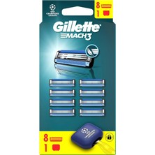 Gillette Mach3 Avantajlı Yedek Tıraş Bıçağı 8 Adet