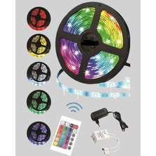 Uravas Store 5 Metre Kumandalı Rgb Şerit LED Aydınlatma