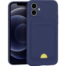 Uravas Store Mey Ithalat®   iPhone 11 Kılıf Kelvin Kartvizitli Silikon - Lacivert