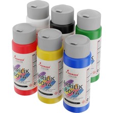 Bg Store Ana Renkler Akrilik Boya 6'lı Set 6X60ML