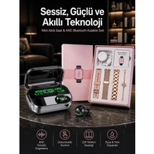 Hsc Bilişim Yeni Nesil Kaliteli Akıllı Saat ve Kablosuz Bluetooth Kulaklık Yüksek Ses Kaliteli Yeni Nesil