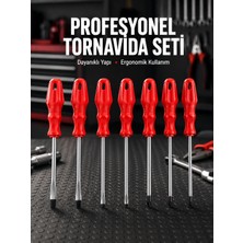 Nemere Profesyonel ve Günlük Kullanıma Uygun 7li Tornavida Seti