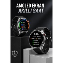 Hsc Bilişim Akıllı Saat Bluetooth Bağlantılı Amoled Ekran Uyku ve Sağlık Takibi