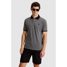 U.s. Polo Assn. Erkek Antrasit Melanj Tişört Basic 50326978-VR081