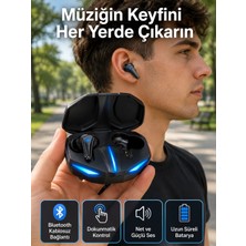 Nemere Wireless Gaming Kulaklık Mikrofonlu Bluetooth Oyuncu Kulaklığı