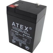 Uslucan Alışveriş 6V 4AH Kuru Akü  10.5 x 7 x 4.5 cm