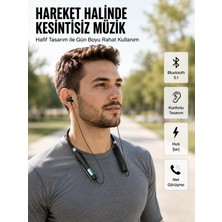 Zenviaa Mey Ithalat® Suya Dayanıklı Manyetik Spor ve Günlük Kullanım Kulaklığı ZNV20296545