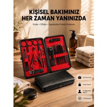 Zenviaa Mey Ithalat® Profesyonel Paslanmaz Çelik Manikür & Pedikür Seti Yeni Nesil ZNV20296545