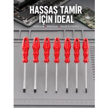 Nemere Ithalat Düz ve Yıldız Başlıklı 7li Tornavida Seti Ergonomik Tutma