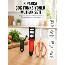 Uravas Store Mey Ithalat® Çok Fonksiyonlu Mutfak Makas Seti –pratik Mutfak Yardımcısı Yeni Nesil