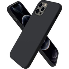 Uravas Store Iphone 12 Pro Max Kılıf First Silikon - Siyah