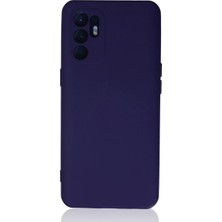Uravas Store Oppo Reno 6 Kılıf Nano Içi Kadife Silikon - Mor