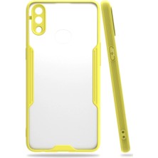 Uravas Store Samsung Galaxy A10S Kılıf Platin Silikon - Sarı