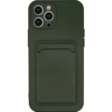 Uravas Store Iphone 12 Pro Max Kılıf Kelvin Kartvizitli Silikon - Koyu Yeşil