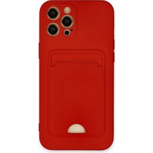 Uravas Store Iphone 12 Pro Max Kılıf Kelvin Kartvizitli Silikon - Kırmızı