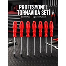 Nemere Ithalat Profesyonel ve Günlük Kullanıma Uygun 7li Tornavida Seti
