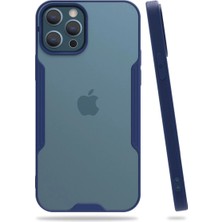 Uravas Store Iphone 12 Pro Max Kılıf Platin Silikon - Lacivert