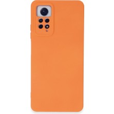 Uravas Store Xiaomi Redmi Note 12 Pro 4g Kılıf Nano Içi Kadife Silikon - Turuncu