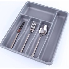 Uravas Store Gri - 5 Bölmeli Çekmece Içi Kaşıklık 36X29X5CM (5047)