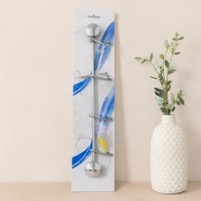 Uravas Store 4 Kollu Krom Banyo Askısı (Vidalı Montaj)