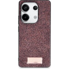 Motto Ticaret Onegif Xiaomi Redmi Note 13 Pro 4g Bright Simli Kapak - Derin Mor