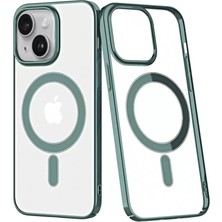Motto Ticaret Newface Apple Iphone 14 Plus Kılıf Element Magneticsafe Sert Kapak - Köknar Yeşili
