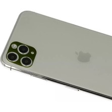 Motto Ticaret Newface Apple Iphone 11 Pro Max Rainbow Kamera Lens Koruma Cam - Yeşil