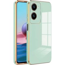 Uravas Store Vivo Y18 Kılıf Volet Silikon - Açık Yeşil