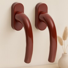 Uravas Store Pvc Pencere Kolu 2'li Kahverengi