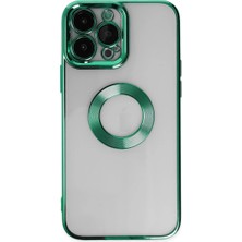 Uravas Store Apple iPhone 14 Pro Kılıf Slot Silikon - Köknar Yeşili
