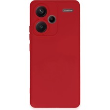 Uravas Store Xiaomi Redmi Note 13 Pro Plus Kılıf Nano Içi Kadife Silikon - Kırmızı