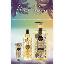 Mey İthalat Eyüp Sabri Tuncer Warm Sugar Vücut Spreyi 250 Ml, Duş Jeli 750 ml ve Krem 50 ml