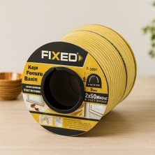 Uravas Store Kapı Pencere D-Profil Fitil 9x6 mm Kahverengi 100 M