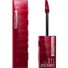 Mey İthalat Maybellıne Super Stay Vinyl Ink Uzun Süre Kalıcı Likit Parlak Ruj - 55 Royal