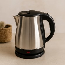 Uravas Store Çelik Kablosuz Su Isıtıcı 1.8 L (360° Taban, Otomatik Kapanma)